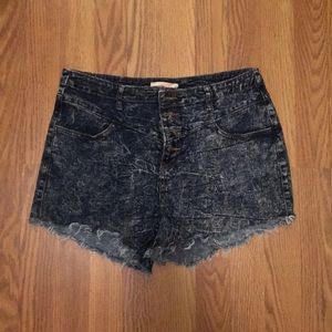High waisted shorts